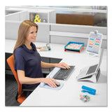 FELLOWES FELLOWES PlushTouch Keyboard Wrist Rest with FoamFusion Technology, 18.12 x 3.19, Lattice Design - 9549801