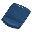 FELLOWES FELLOWES PlushTouch Mouse Pad with Wrist Rest, 7.25 x 9.38, Blue - 9287301
