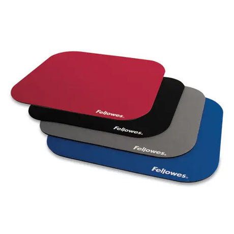 FELLOWES FELLOWES Polyester Mouse Pad, 9 x 8, Black - 58024