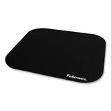 FELLOWES FELLOWES Polyester Mouse Pad, 9 x 8, Black - 58024