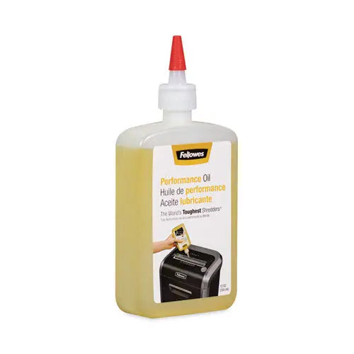 FELLOWES FELLOWES Powershred Performance Oil, 12 oz Bottle with Extension Nozzle - 35250