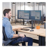 FELLOWES FELLOWES Professional Series Freestanding Dual Horizontal Monitor Arm, For 30" Monitors, 35.75" x 11 - 8043701
