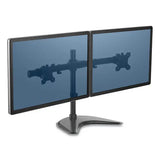 FELLOWES FELLOWES Professional Series Freestanding Dual Horizontal Monitor Arm, For 30" Monitors, 35.75" x 11 - 8043701