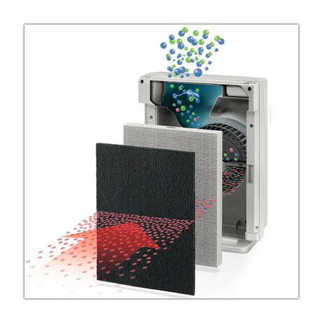 FELLOWES FELLOWES Replacement Filter for AP-300PH Air Purifier, True HEPA, 12.7 x 16.44 - 9370101