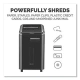 FELLOWES FELLOWES SHREDDER,CROSS,C-225CI,BK - 3825001