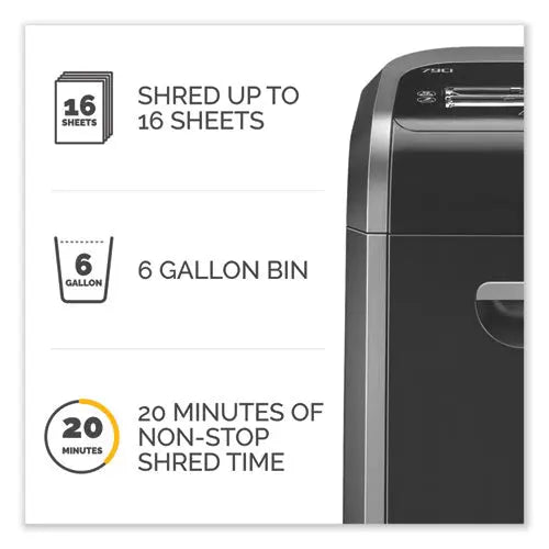 FELLOWES FELLOWES SHREDDER,PS79CI INTELLSHD - 3227901