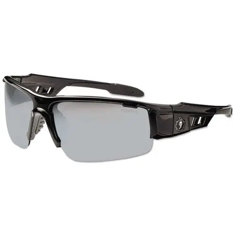 FELLOWES FELLOWES Skullerz Dagr Safety Glasses, Black Frame/Silver Lens, Nylon/Polycarb - 52042