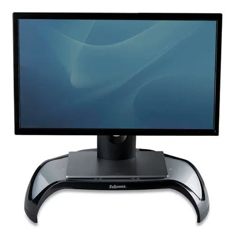 FELLOWES FELLOWES Smart Suites Corner Monitor Riser, For 21" Monitors, 18.5" x 12.5" x 3.88" to 5.13", Black/ - 8020101