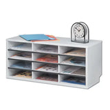 FELLOWES FELLOWES SORTER,12COMPARTMENT,DVGY - 25004