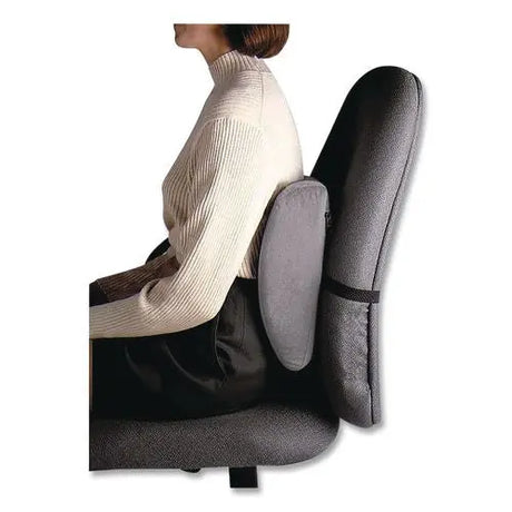 FELLOWES FELLOWES Standard Back Support, 13 x 4 x 12, Black - 91905