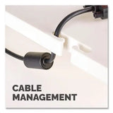 FELLOWES FELLOWES Standard Monitor Riser, For 21" Monitors, 13.38" x 13.63" x 2" to 4", Platinum/Graphite, Su - 91712