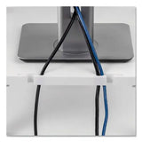 FELLOWES FELLOWES Standard Monitor Riser, For 21" Monitors, 13.38" x 13.63" x 2" to 4", Platinum/Graphite, Su - 91712