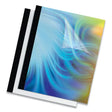 FELLOWES FELLOWES Thermal Binding System Presentation Covers, 120-Sheet Capacity, Plastic, Square Corners, 11 - 5256601