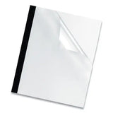 FELLOWES FELLOWES Thermal Binding System Presentation Covers, 240-Sheet Capacity, Plastic, Square Corners, 11 - 5257001