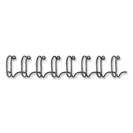 FELLOWES FELLOWES Wire Bindings for 11 x 8.5 Documents, 32 Rings, 0.25" (35-Sheet) Capacity, Black, 25/Pack - 52539