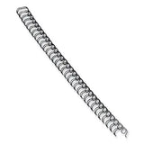 FELLOWES FELLOWES Wire Bindings for 11 x 8.5 Documents, 32 Rings, 0.25" (35-Sheet) Capacity, Black, 25/Pack - 52539