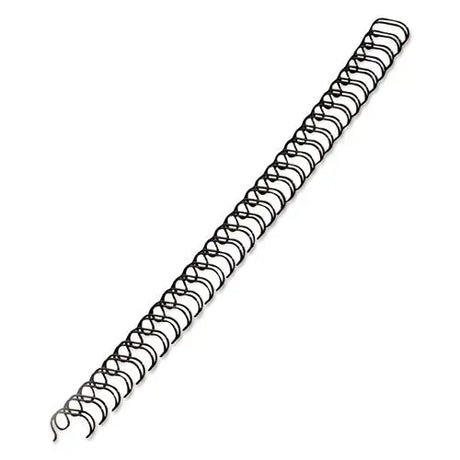 FELLOWES FELLOWES Wire Bindings for 11 x 8.5 Documents, 32 Rings, 0.25" (35-Sheet) Capacity, Black, 25/Pack - 52539