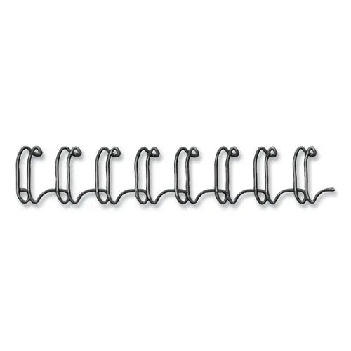 FELLOWES FELLOWES Wire Bindings for 11 x 8.5 Documents, 32 Rings, 0.31" (50-Sheet) Capacity, Black, 25/Pack - 5255201
