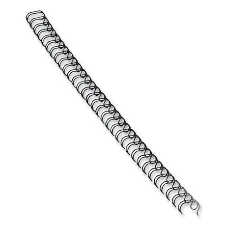 FELLOWES FELLOWES Wire Bindings for 11 x 8.5 Documents, 32 Rings, 0.31" (50-Sheet) Capacity, Black, 25/Pack - 5255201