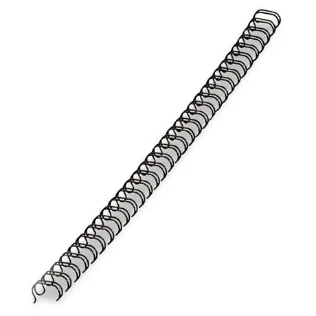 FELLOWES FELLOWES Wire Bindings for 11 x 8.5 Documents, 32 Rings, 0.31" (50-Sheet) Capacity, Black, 25/Pack - 5255201