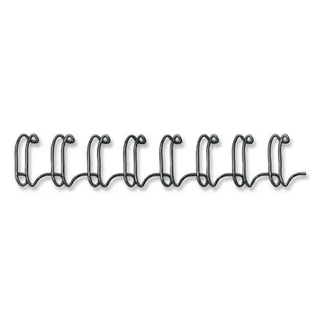 FELLOWES FELLOWES Wire Bindings for 11 x 8.5 Documents, 32 Rings, 0.38" (80-Sheet) Capacity, Black, 25/Pack - 52541