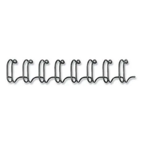 FELLOWES FELLOWES Wire Bindings for 11 x 8.5 Documents, 32 Rings, 0.5" (100-Sheet) Capacity, Black, 25/Pack - 5255401