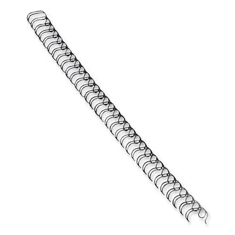 FELLOWES FELLOWES Wire Bindings for 11 x 8.5 Documents, 32 Rings, 0.5" (100-Sheet) Capacity, Black, 25/Pack - 5255401