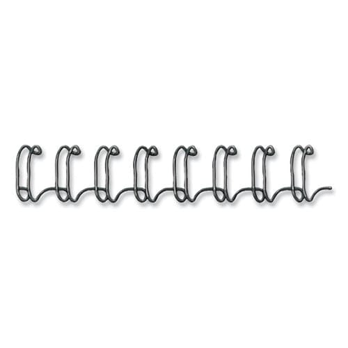 FELLOWES FELLOWES Wire Bindings for 11 x 8.5 Documents, 32 Rings, 0.56" (130-Sheet) Capacity, Black, 25/Pack - 5255601