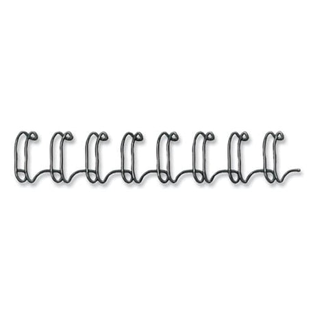 FELLOWES FELLOWES Wire Bindings for 11 x 8.5 Documents, 32 Rings, 0.56" (130-Sheet) Capacity, Black, 25/Pack - 5255601