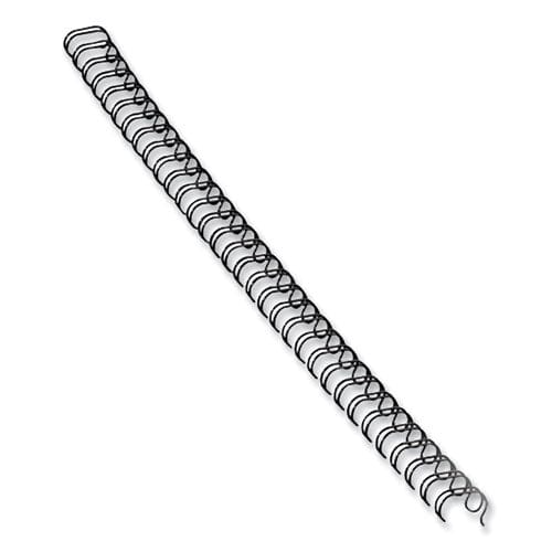 FELLOWES FELLOWES Wire Bindings for 11 x 8.5 Documents, 32 Rings, 0.56" (130-Sheet) Capacity, Black, 25/Pack - 5255601