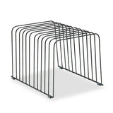 FELLOWES FELLOWES Wire Desktop Organizer, 11 Sections, Letter to Legal Size Files, 9" x 11.38" x 8", Black - 72112