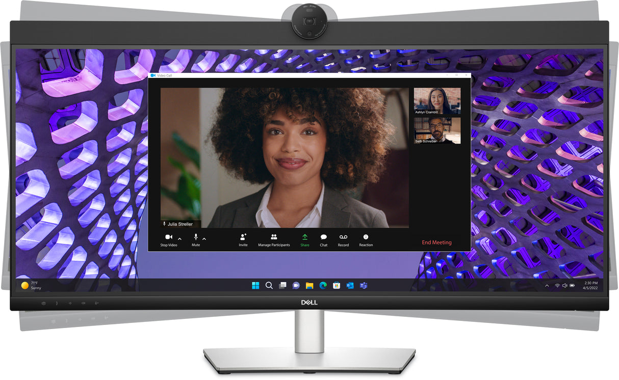 DELL P Series P3424WEB computer monitor 86.7 cm (34.1") 3440 x 1440 pixels 4K Ultra HD LCD Black - DELL-P3424WEB DELL