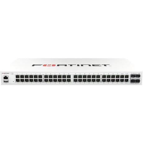 FORTINET Fortinet FortiSwitch FS-148F Ethernet Switch - 48 Ports - Manageable - 2 Layer Supported - Modular - 57 W Power Consumption - Optical Fiber, Twisted Pair - 1U High - Rack-mountable - Lifetime Limited ...  - FS-148F
