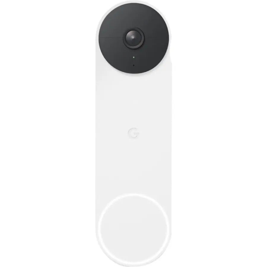 GOOGLE Google Doorbell (Battery) - Wired/Wireless - Wireless LAN - Snow - GA01318-US