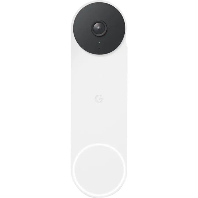 GOOGLE Google Doorbell (Battery) - Wired/Wireless - Wireless LAN - Snow - GA01318-US