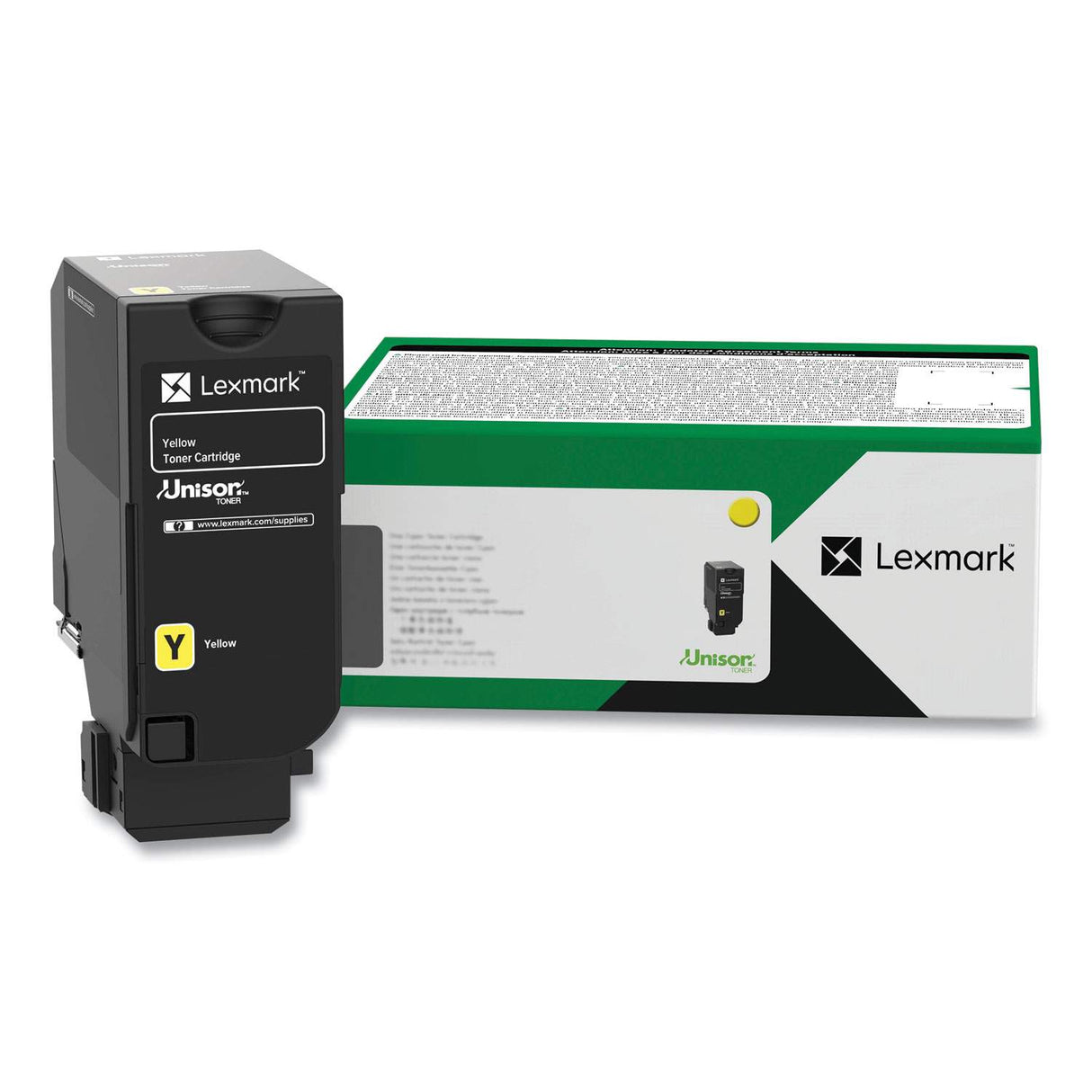 Lexmark Yellow Toner Cartridge Return Program Yield 7,000 Pages - 74C0SYG