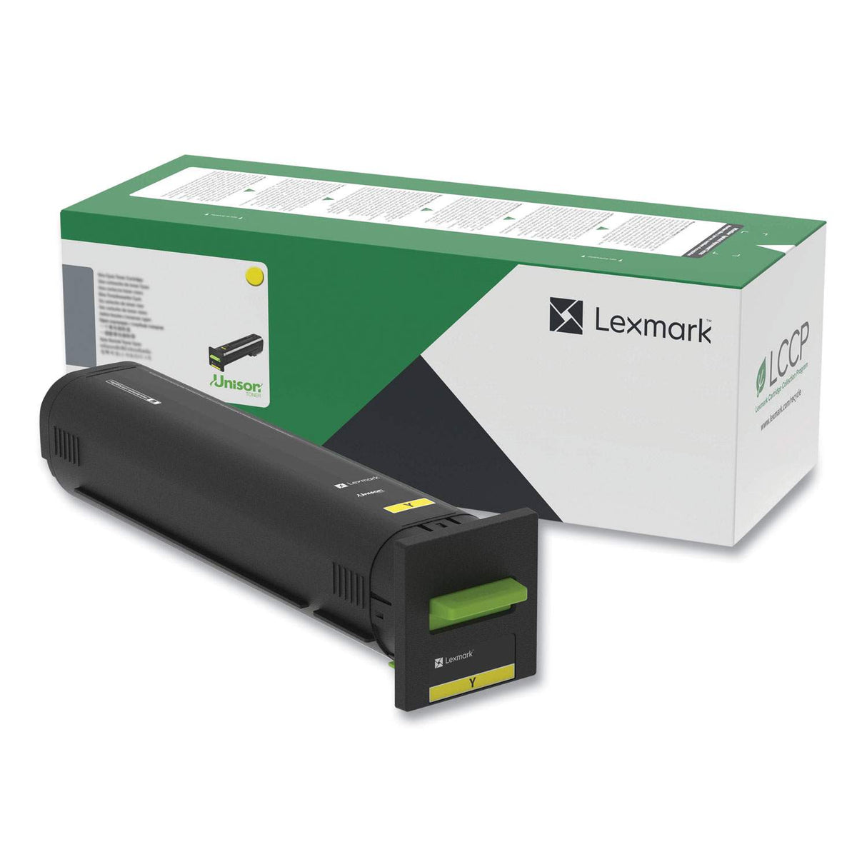 Lexmark Yellow Toner Cartridge Return Program High Yield 8000 Pages, TAA Compliant - 72K00YG