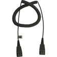 Jabra 8730-009 audio cable 0.5 m QD Black - 8730-009 JABRA