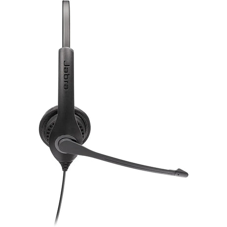 JABRA Jabra Biz 1100 EDU Headset - Stereo - Mini-phone (3.5mm), USB - Wired - 32 Ohm - 80 Hz - 20 kHz - Over-the-head - Binaural - Ear-cup - 5.91 ft Cable - Noise Cancelling, Uni-directional Microphone - Bl...  - 1159-0139-EDU