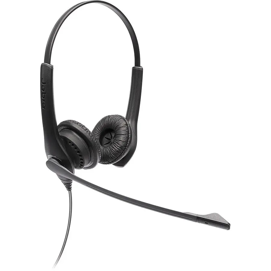 JABRA Jabra Biz 1100 EDU Headset - Stereo - Mini-phone (3.5mm), USB - Wired - 32 Ohm - 80 Hz - 20 kHz - Over-the-head - Binaural - Ear-cup - 5.91 ft Cable - Noise Cancelling, Uni-directional Microphone - Bl...  - 1159-0139-EDU