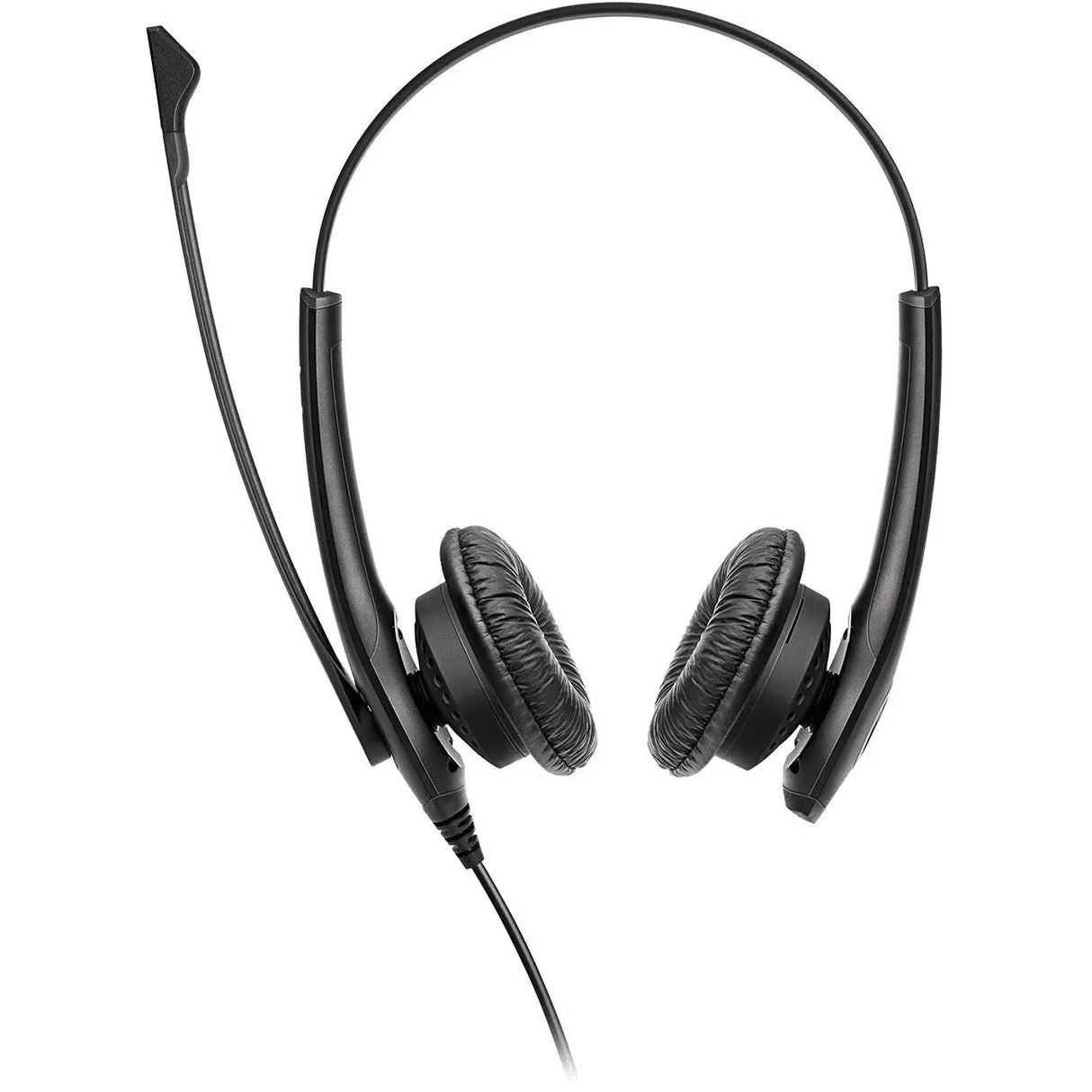 JABRA Jabra Biz 1100 EDU Headset - Stereo - Mini-phone (3.5mm), USB - Wired - 32 Ohm - 80 Hz - 20 kHz - Over-the-head - Binaural - Ear-cup - 5.91 ft Cable - Noise Cancelling, Uni-directional Microphone - Bl...  - 1159-0139-EDU