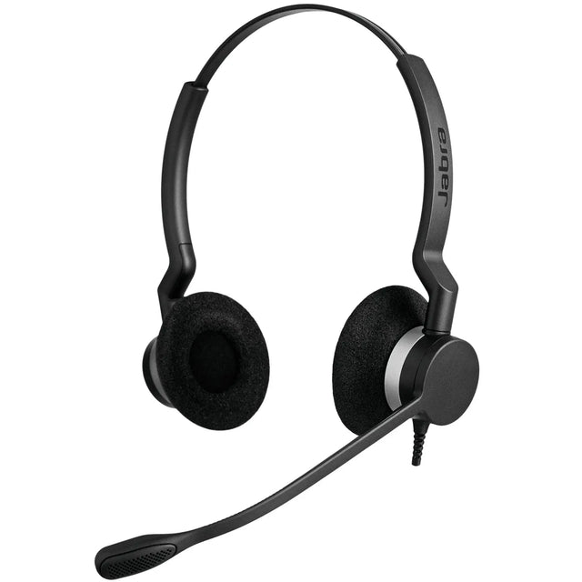 JABRA Jabra BIZ 2300 QD Duo Headset Wired Head-band Office/Call center Black - 2309-820-119