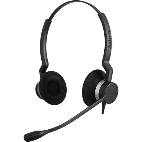 JABRA Jabra BIZ 2300 QD Headset - Stereo - Quick Disconnect - Wired - Over-the-head - Binaural - Supra-aural - Noise Cancelling Microphone - 2309-820-105