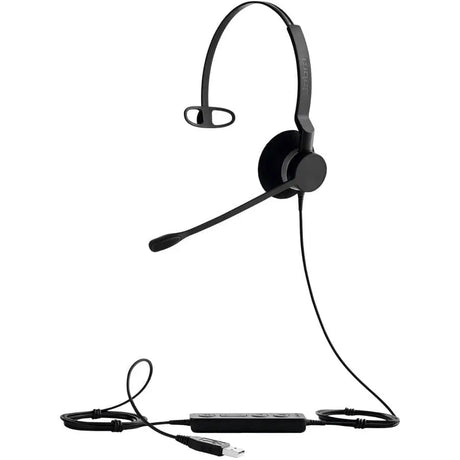 JABRA Jabra BIZ 2300 USB MS Wired Mono Headset - Mono - USB - Wired - Over-the-head - Monaural - Supra-aural - Noise Cancelling Microphone - 2393-823-109