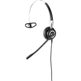 JABRA Jabra BIZ 2400 II QD Mono Headband, Ultra Noise Canceling, LS - Mono - Quick Disconnect - Wired - 300 Hz - 3.40 kHz - Over-the-head - Monaural - Supra-aural - Noise Cancelling Microphone - 2406-720-209
