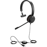 JABRA Jabra Evolve 20SE UC Mono - Mono - USB - Wired - 32 Ohm - 150 Hz - 7 kHz - Over-the-head - Monaural - Supra-aural - 3.12 ft Cable - Noise Canceling - 4993-829-409