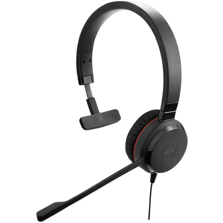 JABRA Jabra EVOLVE 30 II UC Mono Headset - Mono - Mini-phone (3.5mm) - Wired - Over-the-head - Monaural - Supra-aural - Noise Canceling - 5393-829-309