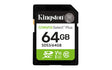 KINGSTON Digital Media Kingston Technology 64GB SDXC Canvas Select Plus Gen3 100MB/s C10 UHS-I U1 V10 - SDS3/64GB