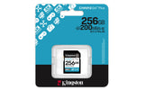KINGSTON Digital Media Kingston Technology Canvas Go! Plus 256GB SDXC Canvas Go Plus Gen4 200MB/s C10 UHS-I U3 V30 - SDG4/256GB