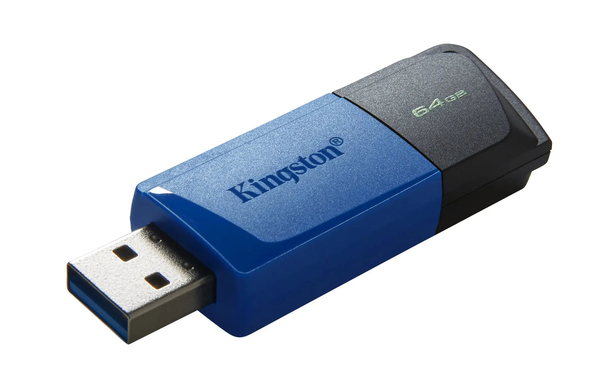 KINGSTON Kingston Technology DataTraveler 64GB USB3.2 Gen 1 Exodia M (Black + Blue) - 2 Pieces